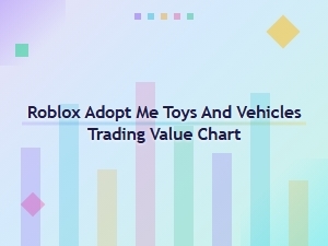 Roblox Adopt Me Trading Value Chart for Toys and Vehicles