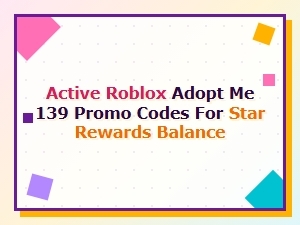 Active Adopt Me Promo Codes for Star Rewards Balance